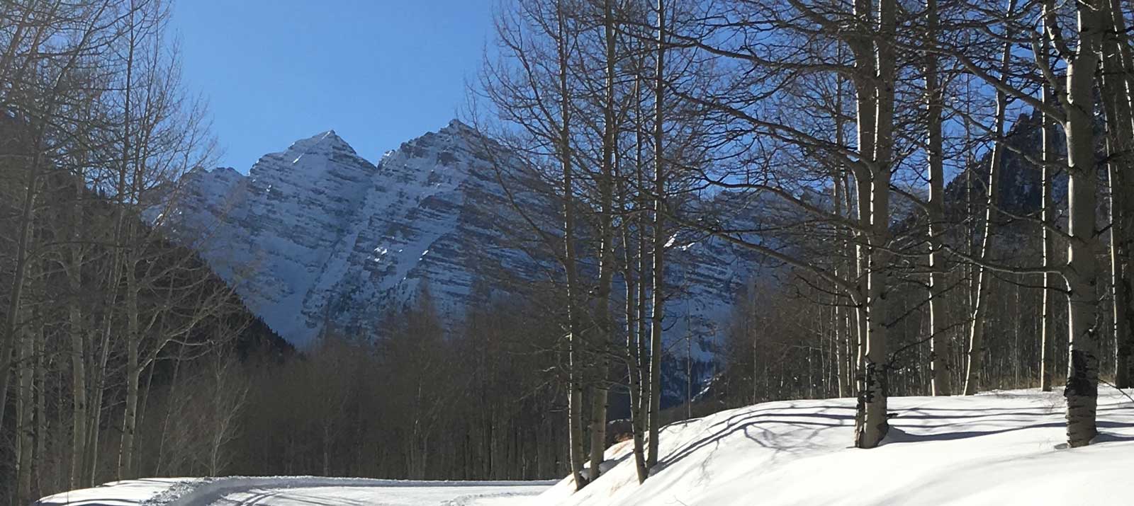 Cross country skiing at Aspen/Snowmass Nordic Trail System