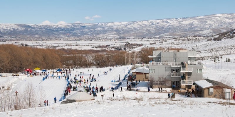 Cross country skiing at Soldier Hollow