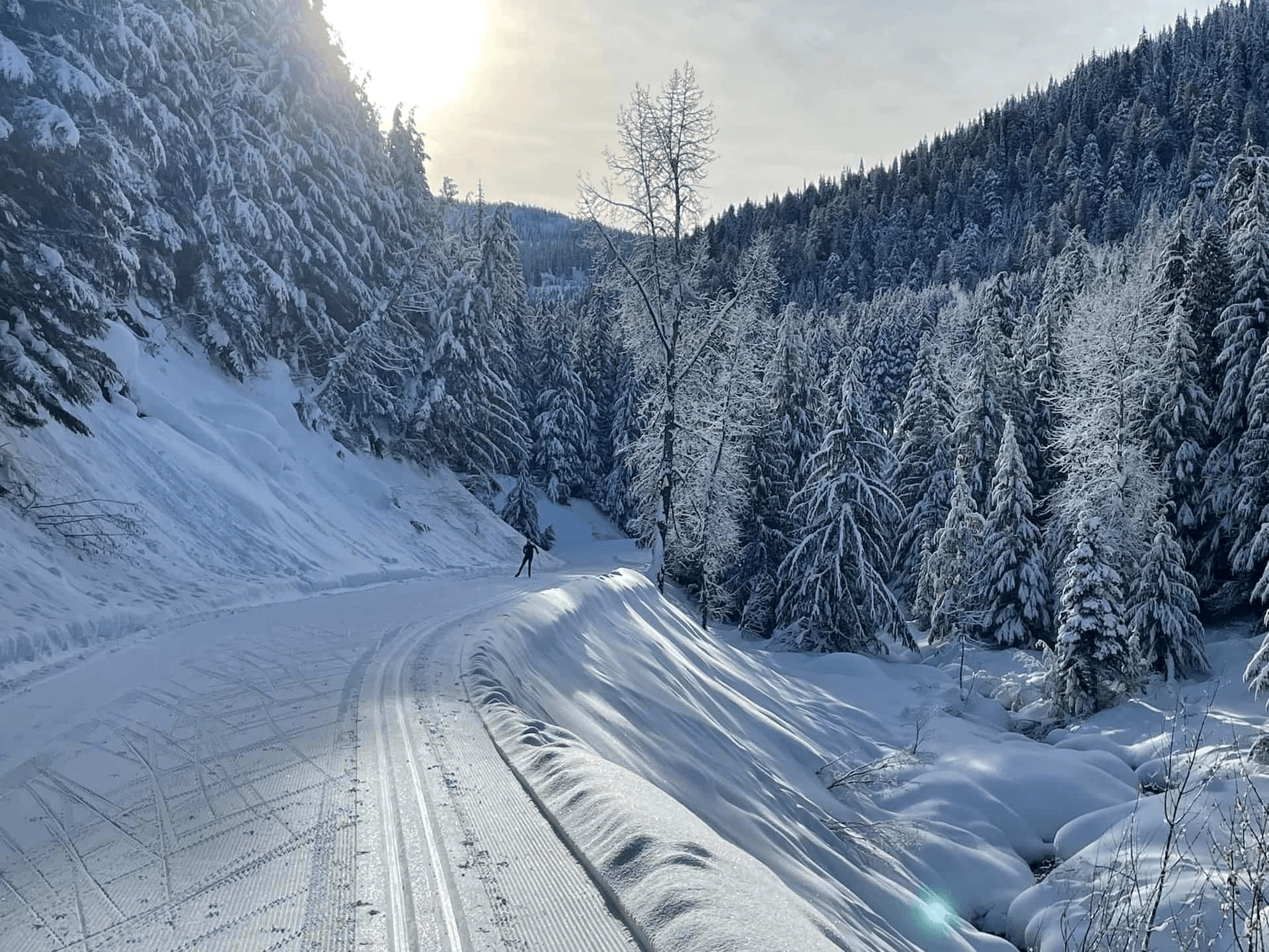 Upper Clearwater on a crisp winter day